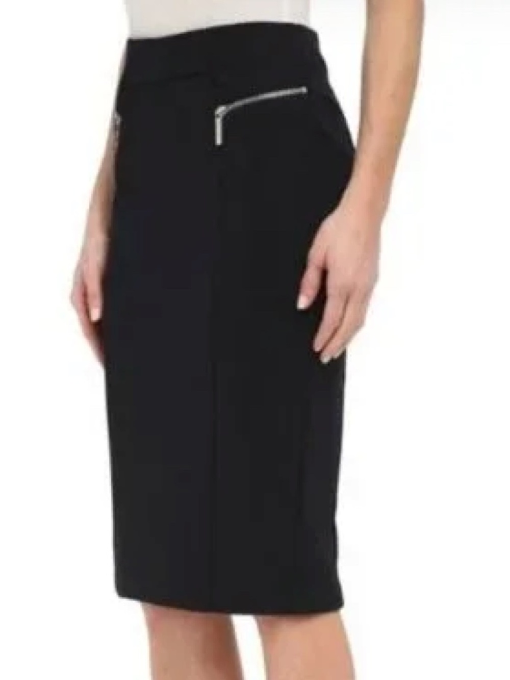 MICHAEL Michael Kors Derby Ponte Knit Pencil Skirt - Black Size 4